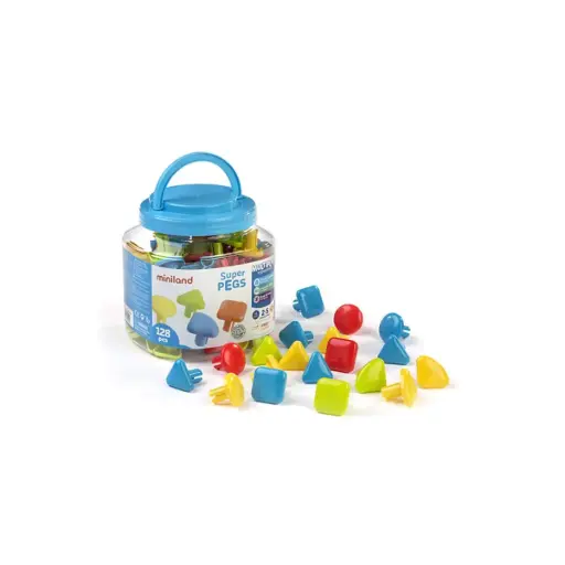 [95022] SUPERPEGS BRIGHT SOLORS 128 PIEZAS
