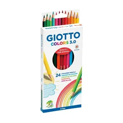 [70141] LÁPICES GIOTTO COLORS 3.0 ESTUCHE 24COLORES