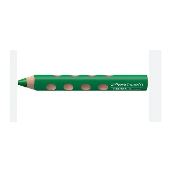 [70151] LÁPICES LYRA GROOVE TRIPLE 1-VERDE OSCURO-6UD