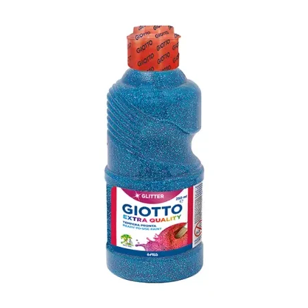 [70163] TEMPERA GIOTTO PURPURINA 250ML AZUL 