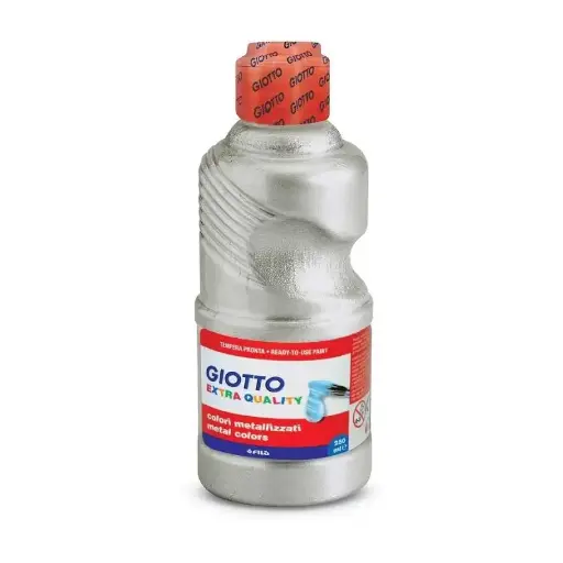 [70165] TEMPERA GIOTTO PURPURINA 250ML PLATA