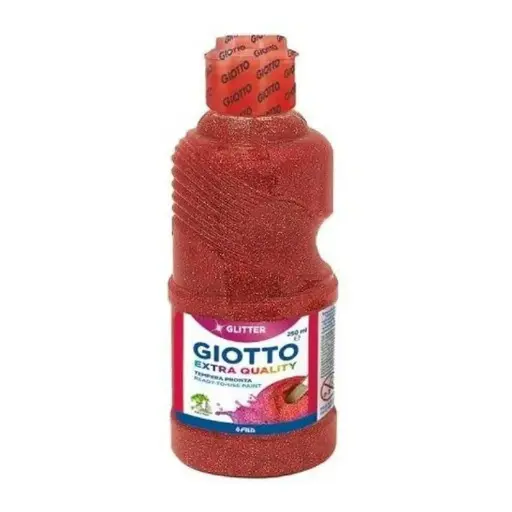 [70166] TEMPERA GIOTTO PURPURINA 250ML ROJO