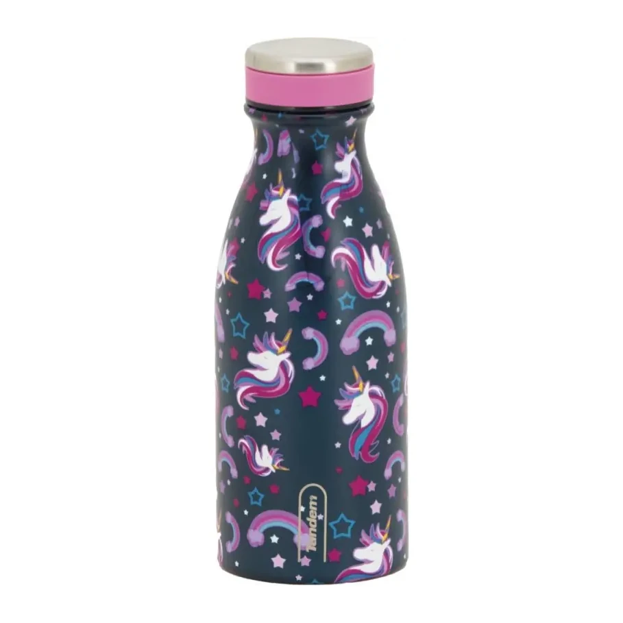[541268] BOTELLA TERMICA UNICORNIOS AZULES 350ML - SPORTANDEM