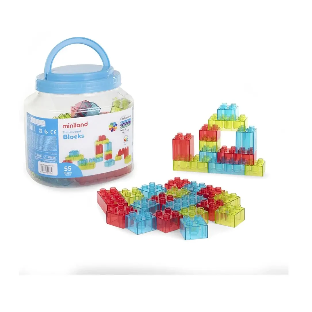 [32177] JUEGO DE CONSTRUCCION TRASLUCENT BLOCKS