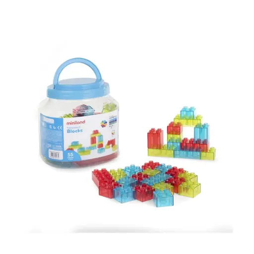 [32177] JUEGO DE CONSTRUCCION TRASLUCENT BLOCKS