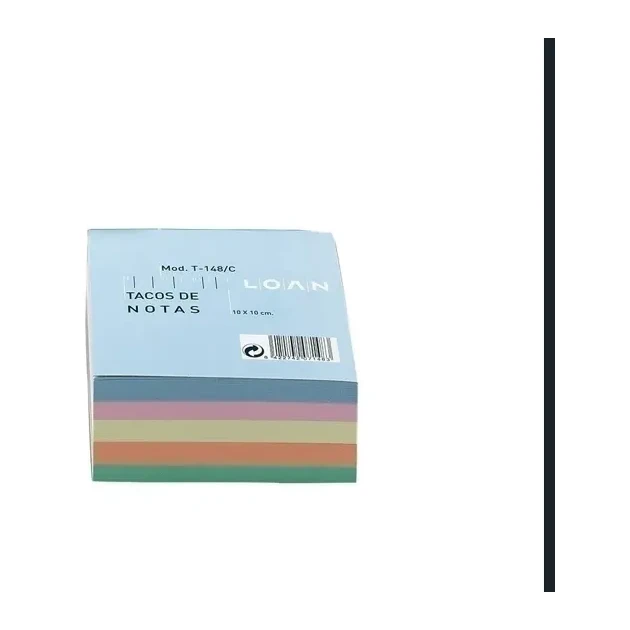 [000148] TACO DE NOTAS LOAN COLOR 10X10 