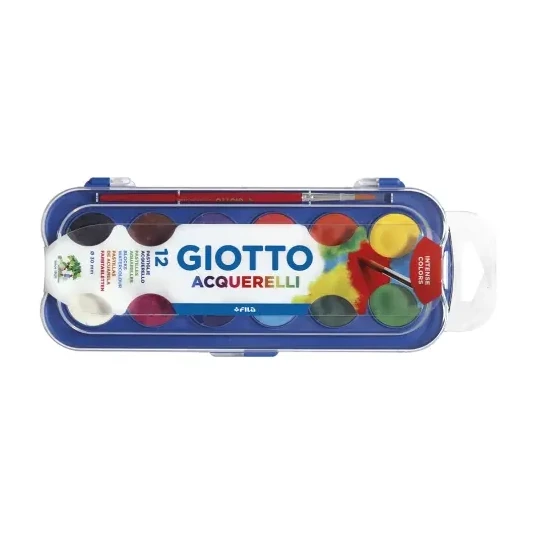 [351200] ACUARELAS GIOTTO  30MM12 COLORES 
