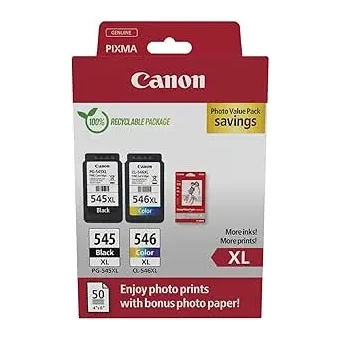 [167264] CARTUCHO CANON PG-545XL NEGRO+ CL-546XL COLOR