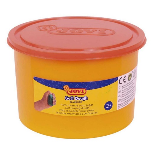 [649333] PLASTILINA JOVI BLANDIVER SOFT DOUGH 460G  NARANJA