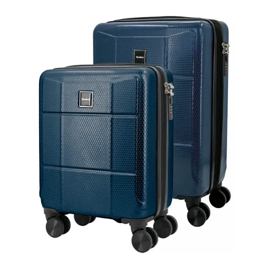 [541389] SET MALETA EXPANDIBLE PALMA AZUL CABINA 16 Y 20 - SPORTANDEM