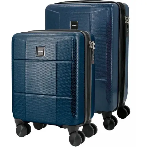 [541389] SET MALETA EXPANDIBLE PALMA AZUL CABINA 16 Y 20 - SPORTANDEM