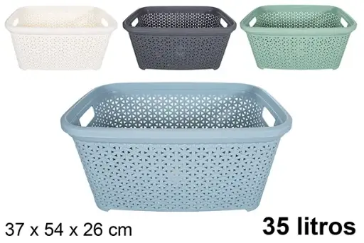 [120978] CESTA PLASTICO MULTIUSOS 35L