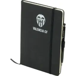 LIBRETA A6 NEGRA CON BOLIGRAFO METAL VALENCIA - SPORTANDEM