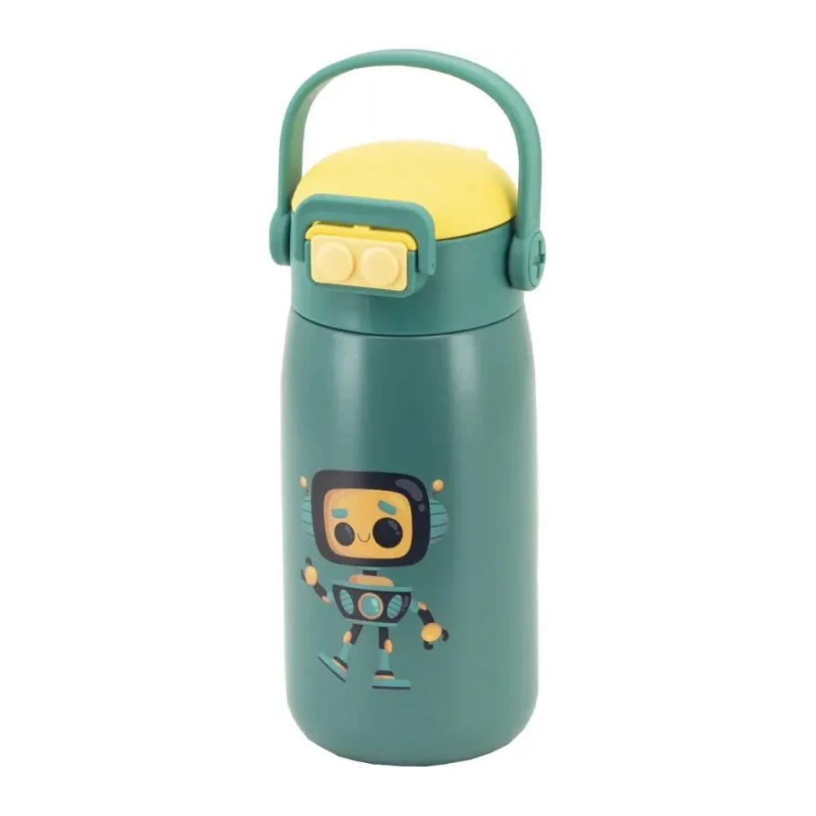 [541566] BOTELLA ROBOT COLOR VERDE 560ML - SPORTANDEM
