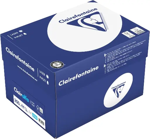 [541700] PAPEL A4 250GR BLANCO 125HOJAS CLAIREFONTAINE