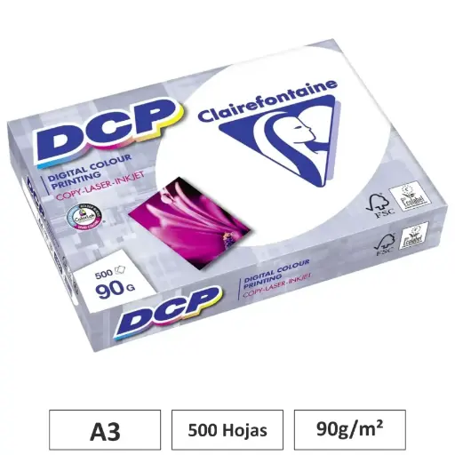 [541709] PAPEL CLAIRALFA BLANCO A3 500 HOJAS 90G CLAIREFONTAINE