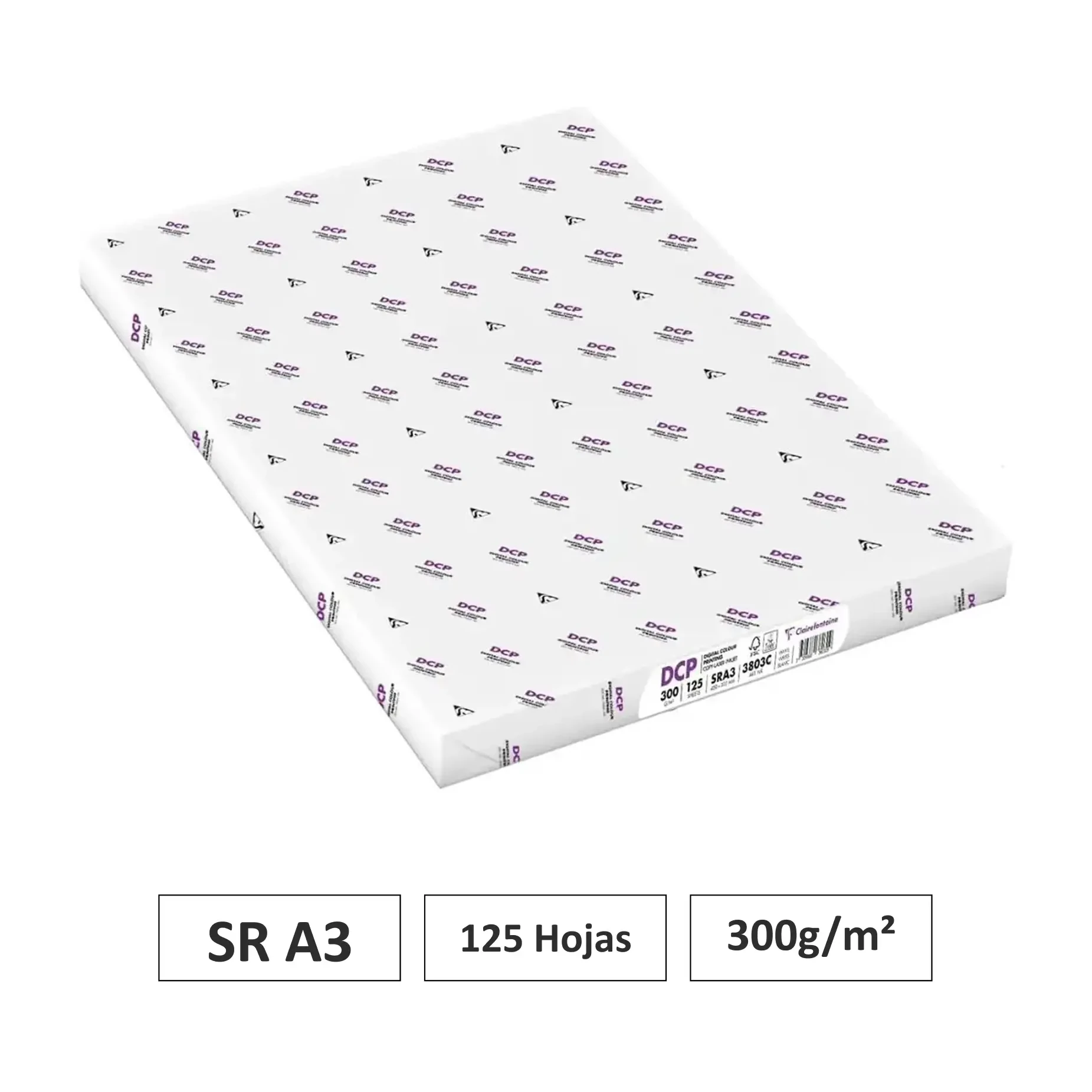 [541714] PAPEL DCP BLANCO 300G 125 HOJAS