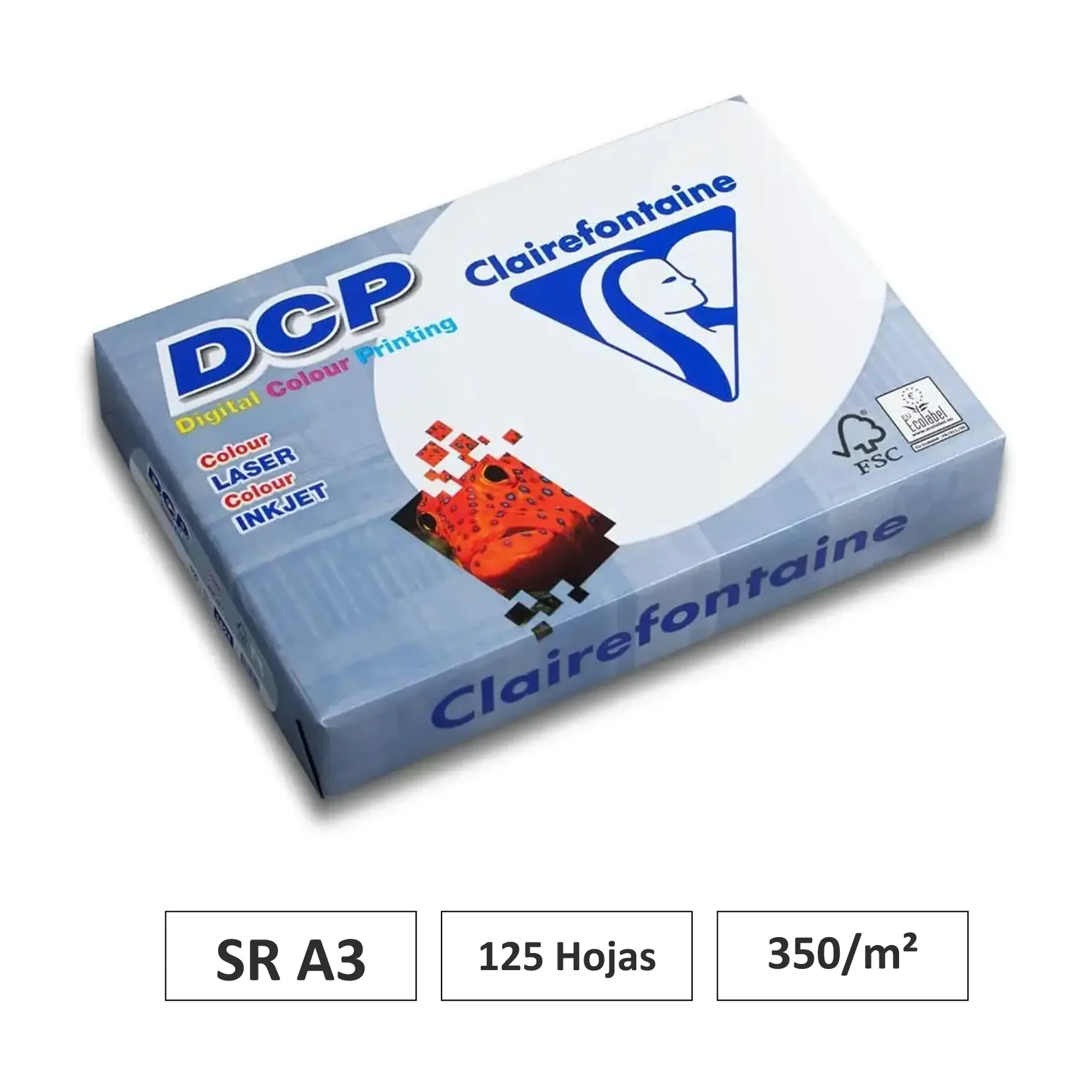 [541715] PAPEL DCP BLANCO 350G 125 HOJAS