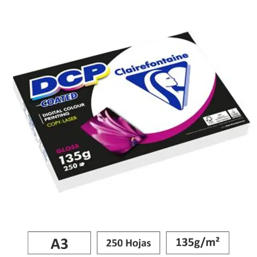 [541718] PAPEL BLANCO A3 250 HOJAS 135G - CLAIREFONTAINE