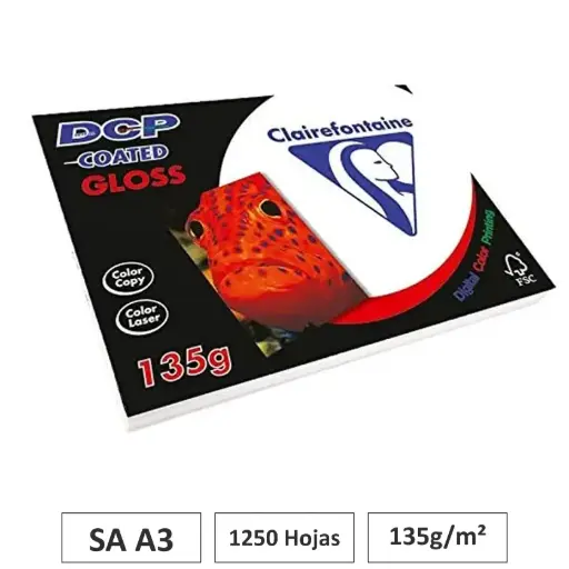 [541719] PAPEL DCP BLANCO 135G 250 HOJAS 