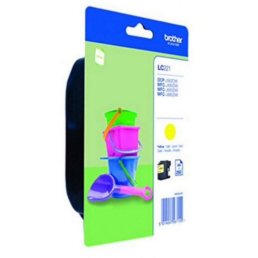 [165910] BROTHER CARTUCHO TINTA  AMARILLO LC221YBP