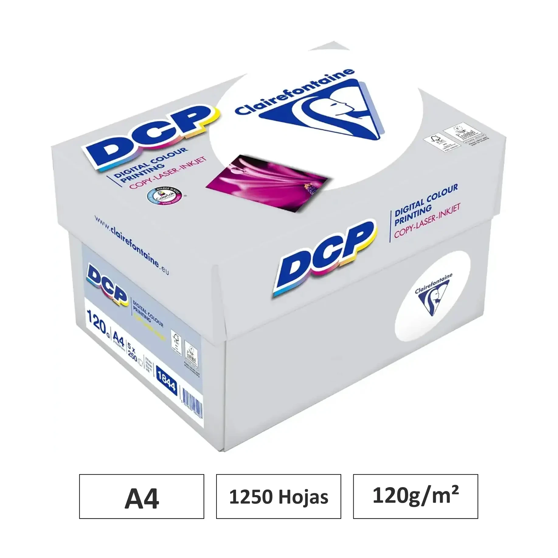 [541728] PAPEL DCP BLANCO A4 1250 HOJAS 120G 