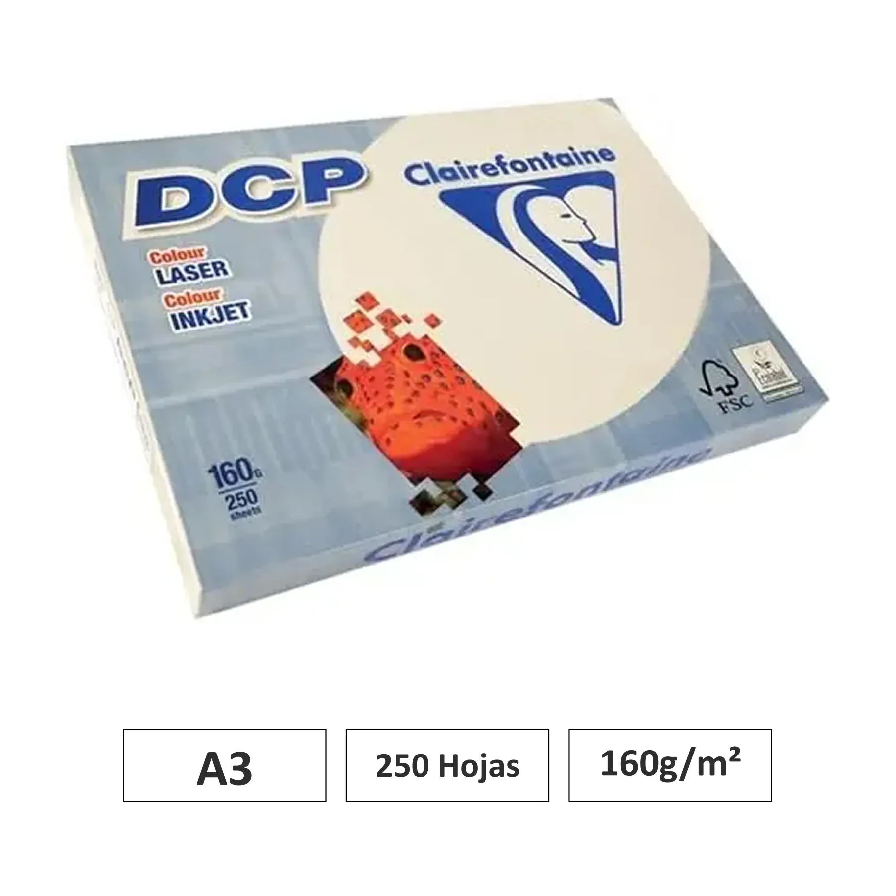 [541730] PAPEL DCP BLANCO A3 250 HOJAS 160G 