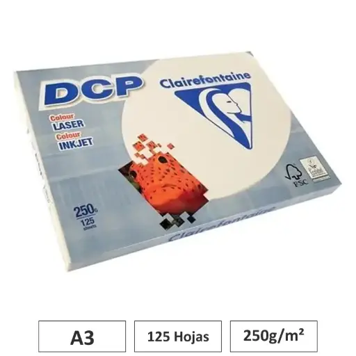 [541733] PAPEL DCP MARFIL A3 250G 125 HOJAS 