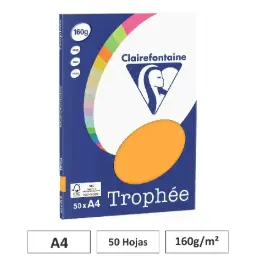 PAPEL CLEMENTINA A4 50 HOJAS 160G 