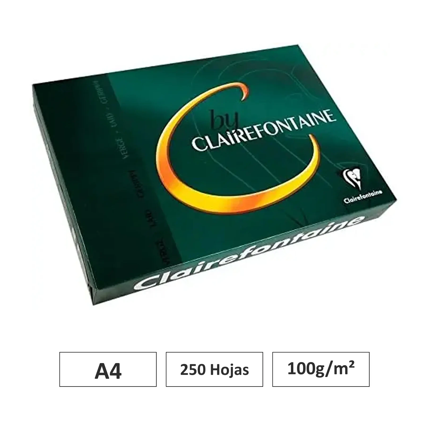 [541818] PAPEL VERJURADO BLANCO A4 100G 250 HOJAS