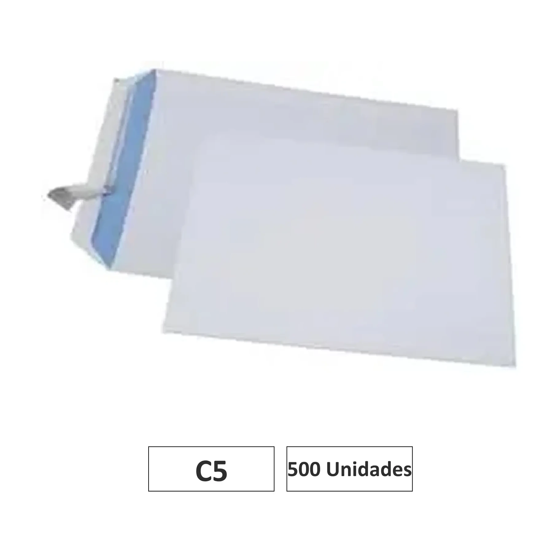 [541821] SOBRES BLANCOS C5 500 UNIDADES CLAIREFONTAINE