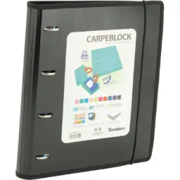 CARPEBLOCK PLASTICO RIBETE NEGRO - SPORTANDEM