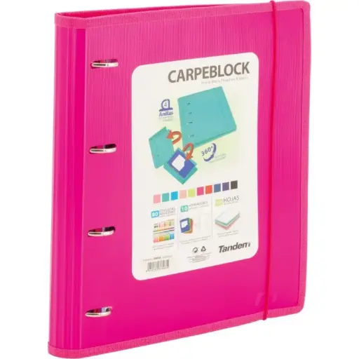 [541892] CARPEBLOCK PLASTICO RIBETE MAGENTA - SPORTANDEM