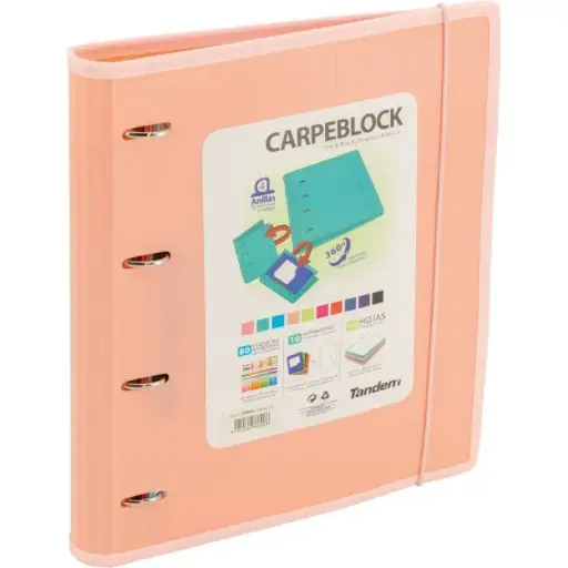 [541895] CARPEBLOCK PLASTICO RIBETE MELOCOTON - SPORTANDEM