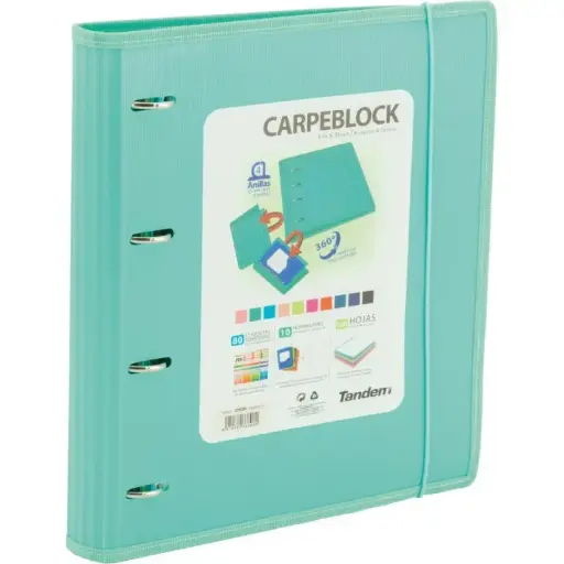 [541897] CARPEBLOCK PLASTICO RIBETE VERDE - SPORTANDEM
