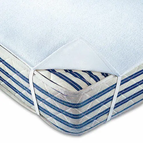 [800740] SABANA CUNA PROTECTOR IMPERMEABLE RIZO 120X60 BLANCA