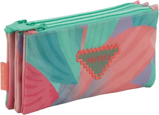 [541925] ESTUCHE PORTATODO PETALS 3 BOLSILLOS IND. - SPORTANDEM