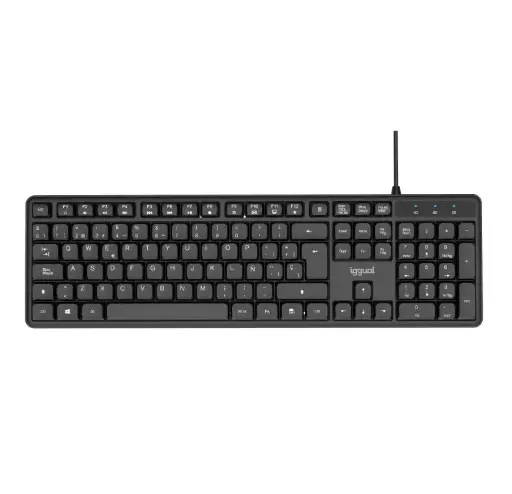 [827082] TECLADO USB ESTÁNDAR IGGUAL CK-SILENT-105T NEGRO