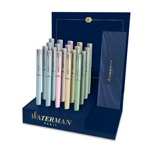[118591]  BOLÍGRAFO WATERMAN ALLURE PASTEL EXPOSITOR 20 UNIDADES