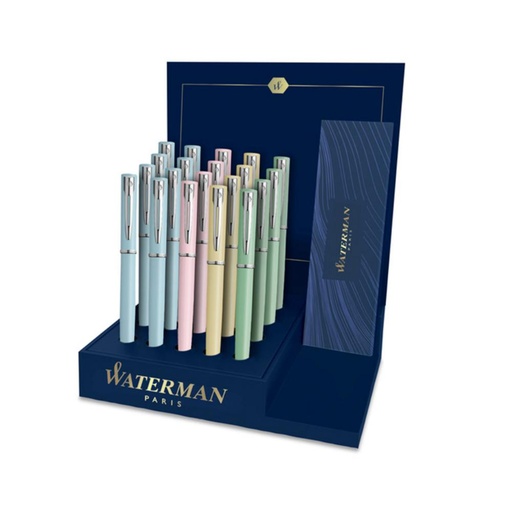 [118591]  BOLÍGRAFO WATERMAN ALLURE PASTEL EXPOSITOR 20 UNIDADES