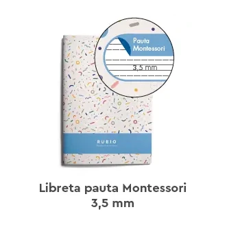 [800823] LIBRETA MONTESSORI A4 PAUTA 3.5