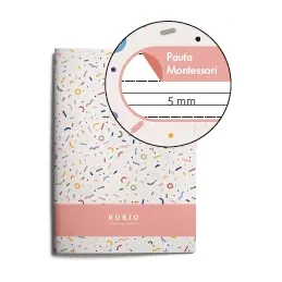 [800832] LIBRETA MONTESSORI A4 PAUTA 5mm