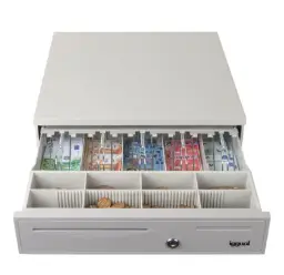 CAJÓN PORTAMONEDAS IGGUAL IRON-50PW 5+8 BLANCO PURO