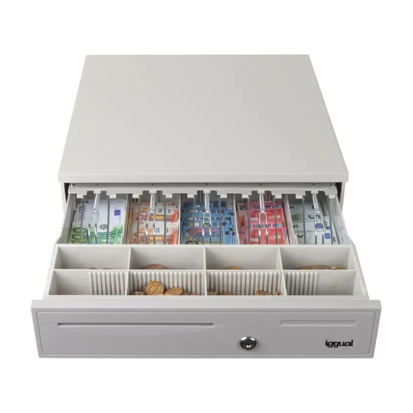 [827086] CAJÓN PORTAMONEDAS IGGUAL IRON-50PW 5+8 BLANCO PURO