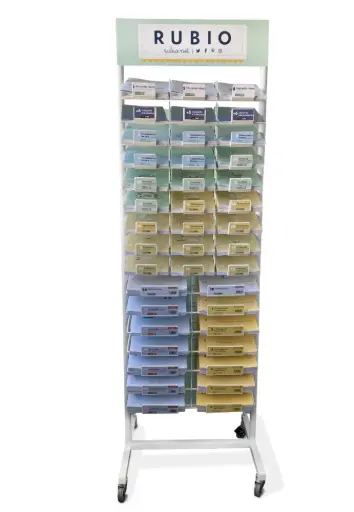 [800861] CUADERNOS RUBIO EXPOSITOR FRONTAL 400 CUADERNOS 165x55x35cm