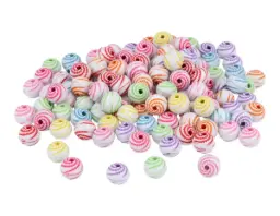 CUENTAS DE PLASTICO 13MM DIAM-3.5MM 500UD