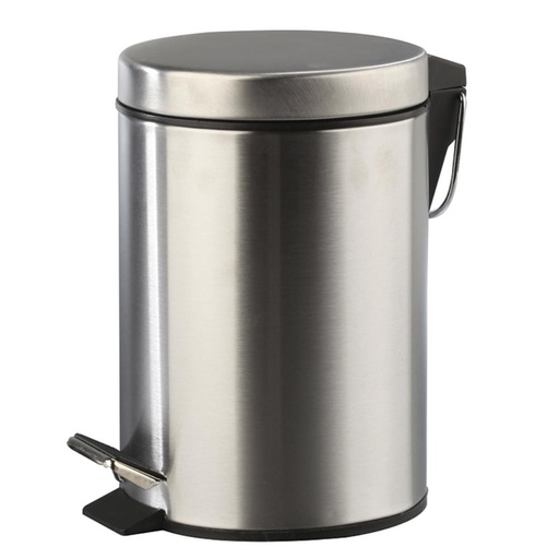 [749266] PAPELERA PEDAL Y TAPA INOXIDABLE