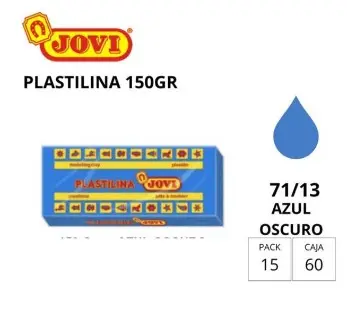 [630125] PLASTILINA JOVI MEDIANA 71 AZUL OSCURO 150G
