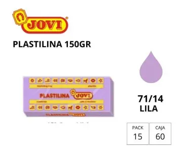 [630128] PLASTILINA JOVI MEDIANA 71 LILA 150G