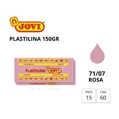 [630133] PLASTILINA JOVI MEDIANA 71 ROSA 150G